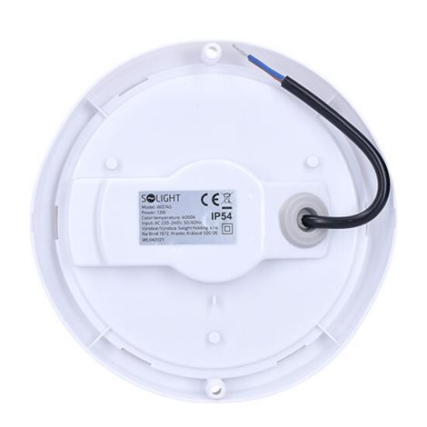 WO745 LED venkovní osvětlení kulaté, 13W, 910lm, 4000K, IP54, 17cm 4
