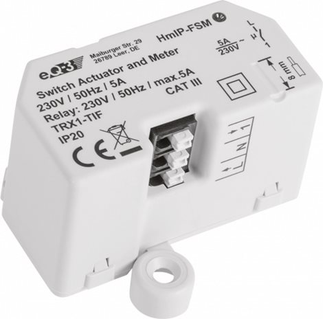 HmIP-FSM Spínací akční člen s měřením - 5A, skrytá montáž 2