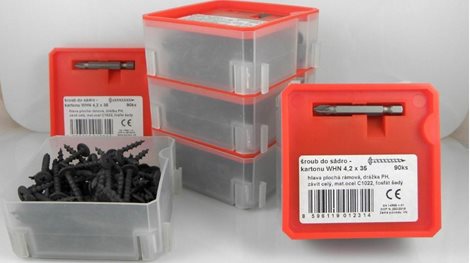 Sádr. šroub WHN 4,2 x 55 Q - box po 50 ks 3