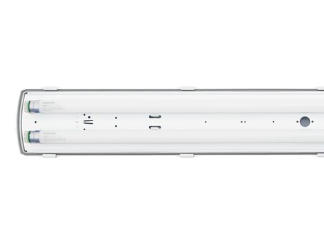 PRIMA LED TUBE 2x120 PC Svítidlo průmyslové provedení bez LED trubic 230V AC 32,4W IP66 5