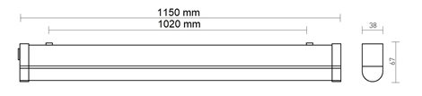 SB LED 1.4ft 4400/840 Svítidlo interiérové LED 1x4400lm 29,8W IP20 6