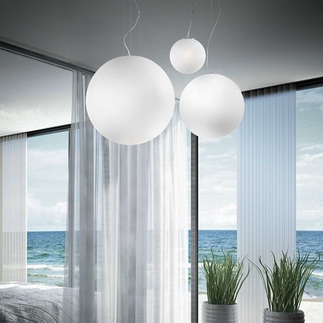 MAPA BIANCO SP1 závěsné svítidlo 1xE27 42W bez zdroje 30cm IP20, bílé 2