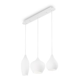 SOFT SP3 závěsné svítidlo 3x E14 40W bez zdroje 60cm IP20, bílé