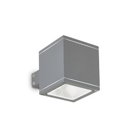 SNIF SQUARE AP1 venkovní nástěnné svítidlo 1x G9 40W bez zdroje 9cm hranaté IP44, antracitové
