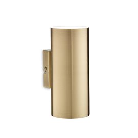 LOOK AP2 nástěnné svítidlo 2x GU10 LED 7W 610lm 3000K 18x8cm IP20, mosazné