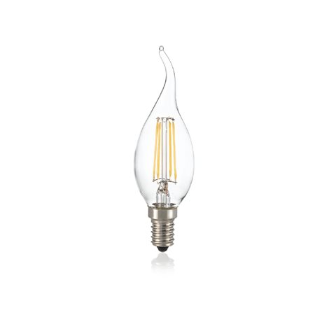 CLASSIC COLPO VENTO LED žárovka E14 BA35 4W 420lm 3000K čiré, stmívatelné