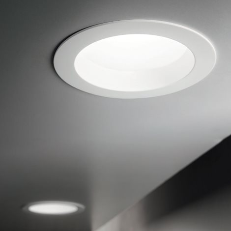 BASIC WIDE podhledové LED svítidlo 10W 1150lm 3000K On-Off 85° CRI80 10,3cm kulaté IP20, bílé 2