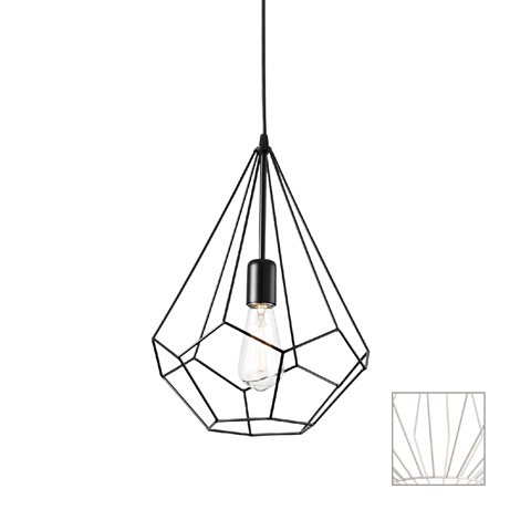 AMPOLLA-3 SP1 závěsné svítidlo 1x E27 60W bez zdroje 30cm IP20, bílé 2