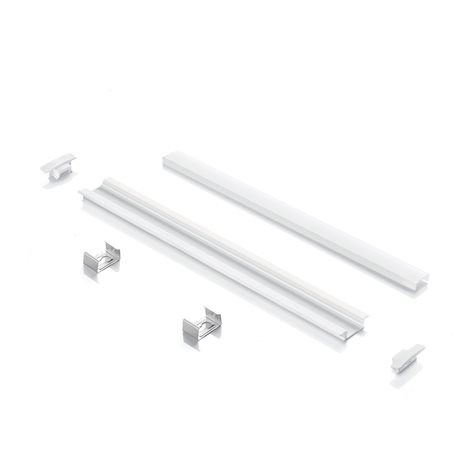 SLOT RECESSED TRIM zápustný profil 12x5mm 2m, bílý 2