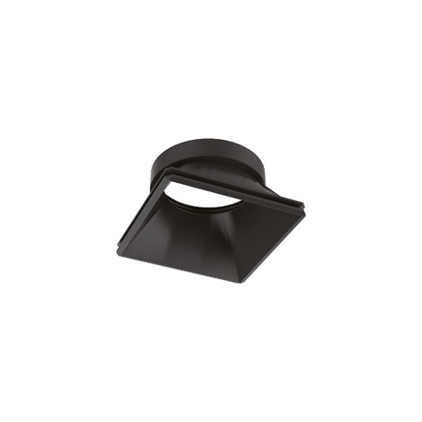 DYNAMIC symetrický čtvercový reflektor 6,5cm, černý