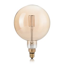 LAMPADINA VINTAGE GLOBO XL LED filamentová žárovka E27 G195 4W 330lm 2200K stmívatelná, jantarová