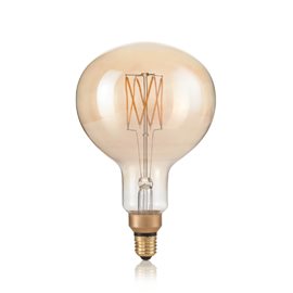 LAMPADINA VINTAGE GLOBO XL LED filamentová žárovka E27 G160 4W 330lm 2200K stmívatelná, jantarová