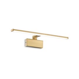 ALMA AP nástěnné LED svítidlo 12,5W 1450lm 3000K 51cm IP20, saténová mosaz