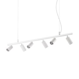 DYNAMITE SP6 závěsné bodové svítidlo 6x GU10 5W 480lm 3000K 115,5cm IP20, bílé