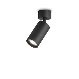 DYNAMITE PL1 přisazené bodové svítidlo 1x GU10 LED 5W 480lm 3000K IP20, černé