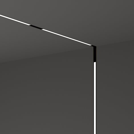 EGO WIDE lištové svítidlo LED 26W 3300lm 3000K 110° On-Off CRI90 112cm IP20, černé 3