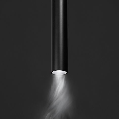 EGO PENDANT TUBE lištové LED závěsné svítidlo 12W 1000lm 3000K On-Off 30° IP20, černé 3