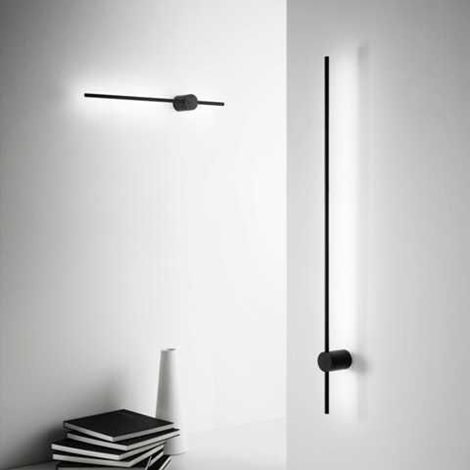 ESSENCE AP nástěnné LED svítidlo 11W 1650lm 3000K 70cm IP20, černé 2