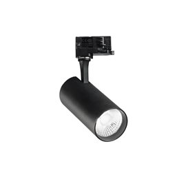 FOX lištové bodové svítidlo LED 25W 2950lm 3000K On-Off 35° CRI80 IP20, černé