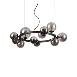 PERLAGE SP11 závěsné svítidlo 11x G9 LED 3W 370lm 3000K 73cm IP20, černé