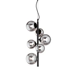 PERLAGE SP6 závěsné svítidlo 6x G9 LED 3W 370lm 3000K 26cm IP20, černé