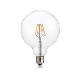 GLOBO LED žárovka E27 G125 8W 860lm 3000K čirá, nestmívatelná