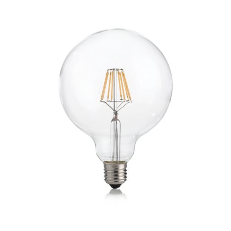 GLOBO LED žárovka E27 G125 8W 860lm 3000K čirá, nestmívatelná