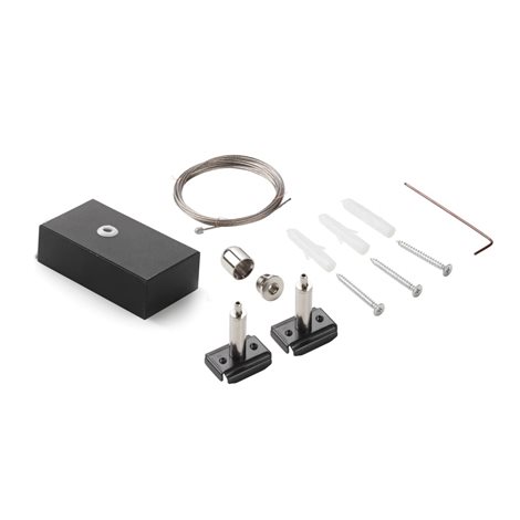 EGO KIT SINGLE STEEL CABLE 2 MT + BK CEILING CUP 1