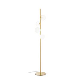 PERLAGE PT4 stojací lampa 4x G9 LED 3W 370lm 3000K 164cm IP20, mosazné