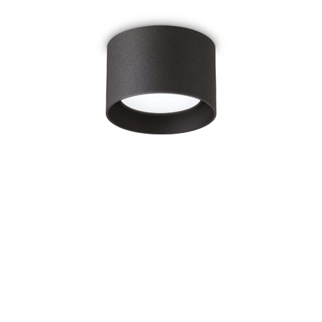 SPIKE PL1 stropní přisazené svítidlo 1x GX53 LED 9W 910lm 3000K kulaté 10cm IP20, černé 1