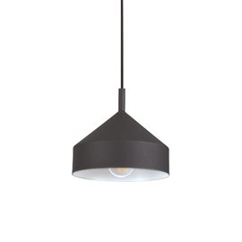 YURTA SP1 závěsné svítidlo 1x E27 60W bez zdroje 21cm IP20, černé