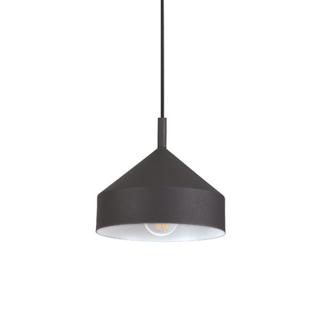 YURTA SP1 závěsné svítidlo 1x E27 60W bez zdroje 21cm IP20, černé 1