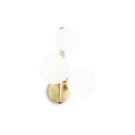 PERLAGE AP3 nástěnné svítidlo 3x G9 LED 3W 370lm 3000K 24cm IP20, mosazné