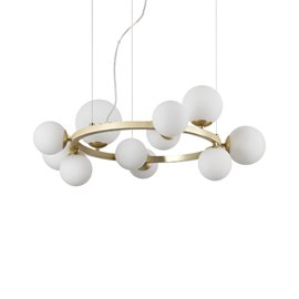 PERLAGE SP11 závěsné svítidlo 11x G9 LED 3W 370lm 3000K 73cm IP20, mosazné