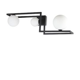 ANGOLO PL3 přisazené svítidlo 3x G9 LED 3W 370lm 3000K IP20, černé