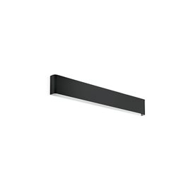 DELTA AP nástěnné LED svítidlo 19,5W 2050lm 3000K 61cm IP20, černé