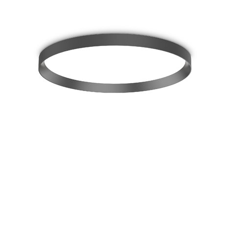 FLY PL stropní přisazené LED svítidlo 53W 7500lm 3000K 87° On-Off CRI80 600mm IP20, černé