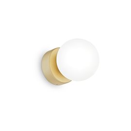 PERLAGE AP1 nástěnné svítidlo 1x G9 LED 3W 370lm 3000K 10cm IP20, mosazné