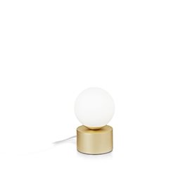 PERLAGE TL1 stolní lampa 1x G9 LED 3W 370lm 3000K 15,5cm IP20, mosazné