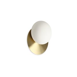 NINFEA AP1 nástěnné svítidlo 1x GX53 LED 9W 910lm 3000K 20cm IP20, mosazné