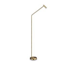 EASY PL stojací lampa LED 3,5W 250lm 3000K 128cm IP20, mosazné