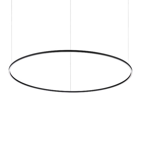 ORACLE SLIM závěsné LED svítidlo 89W 9650lm 4000K On-Off 150cm IP20, černé