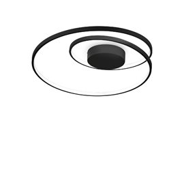 OZ PL svítidlo přisazené LED 48W 5200lm 3000K DALI 60cm, černé