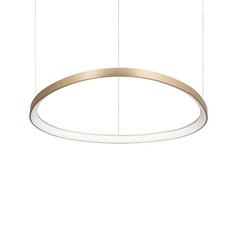 GEMINI SP závěsné LED svítidlo 55W 7600lm 3000K Dali/Push 81cm IP20, mosaz