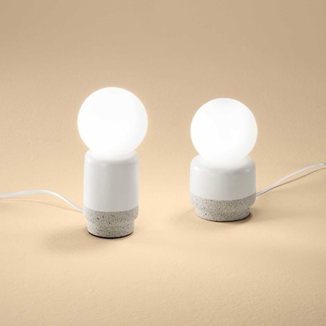 CREAM TL1 stolní lampa 1x G9 LED 3W 370lm 3000K 22cm IP20, bílá 2