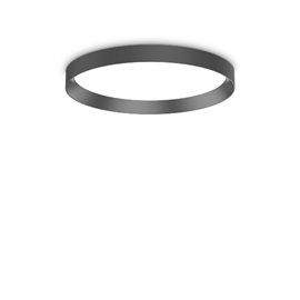 FLY PL stropní přisazené LED svítidlo 26W 3700lm 3000K 87° On-Off CRI80 450mm IP20, černé