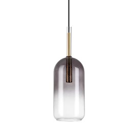 EMPIRE SP1 CILINDRO závěsné svítidlo 1x G9 3W 370lm 3000K 12cm IP20, kouřovo chromové