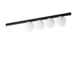 BINOMIO PL4 stropní svítidlo 4x G9 LED 3W 370lm 3000K 86cm IP20, černé