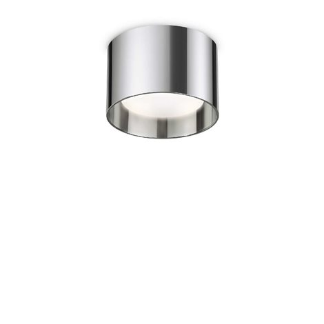 SPIKE PL1 stropní přisazené svítidlo 1x GX53 LED 9W 910lm 3000K kulaté 10cm IP20, chromové 1