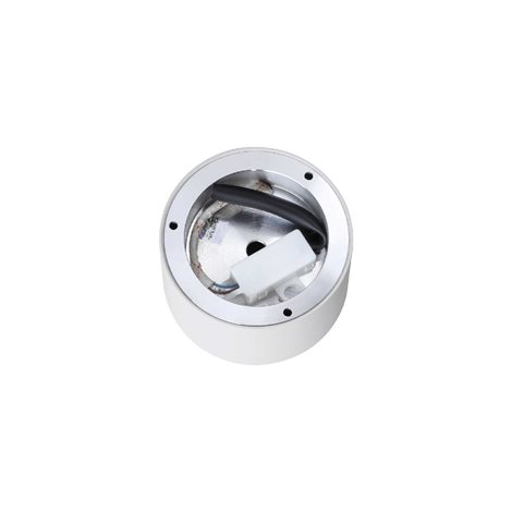 SPIKE PL1 stropní přisazené svítidlo 1x GX53 LED 9W 910lm 3000K kulaté 10cm IP20, chromové 3